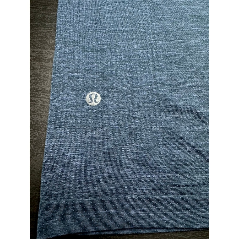 Lululemon Metal Vent Tech 1/2 Zip 2.0 Pullover Mens XL Blue Long Sleeve - Picture 5 of 8